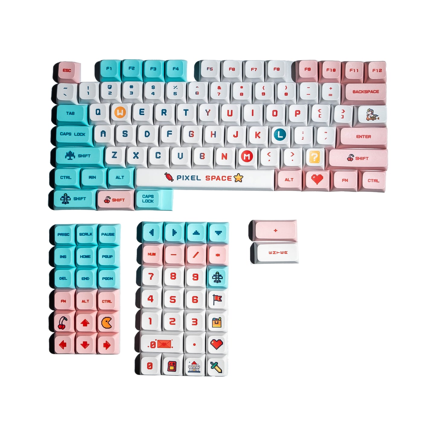 Retro Arcade Maze Keycap Set