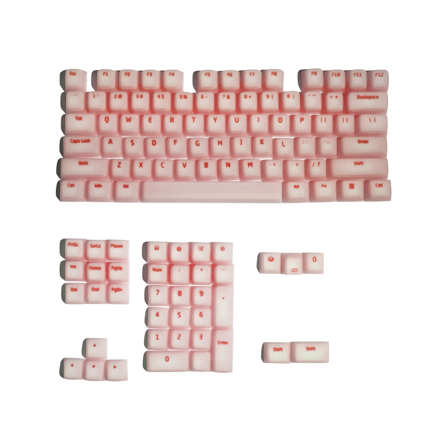 RF Marshmallow Dream Cherry Profile Keycaps