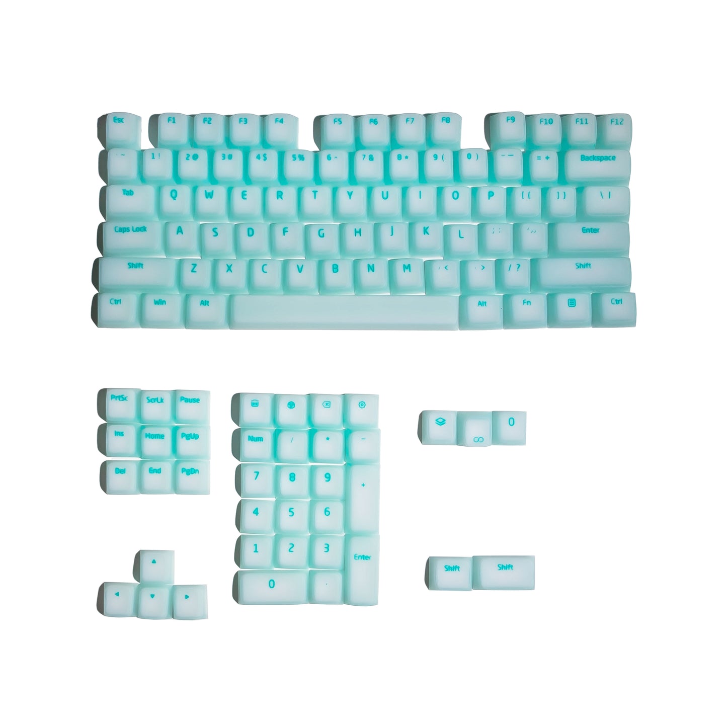 RF Marshmallow Dream Cherry Profile Keycaps