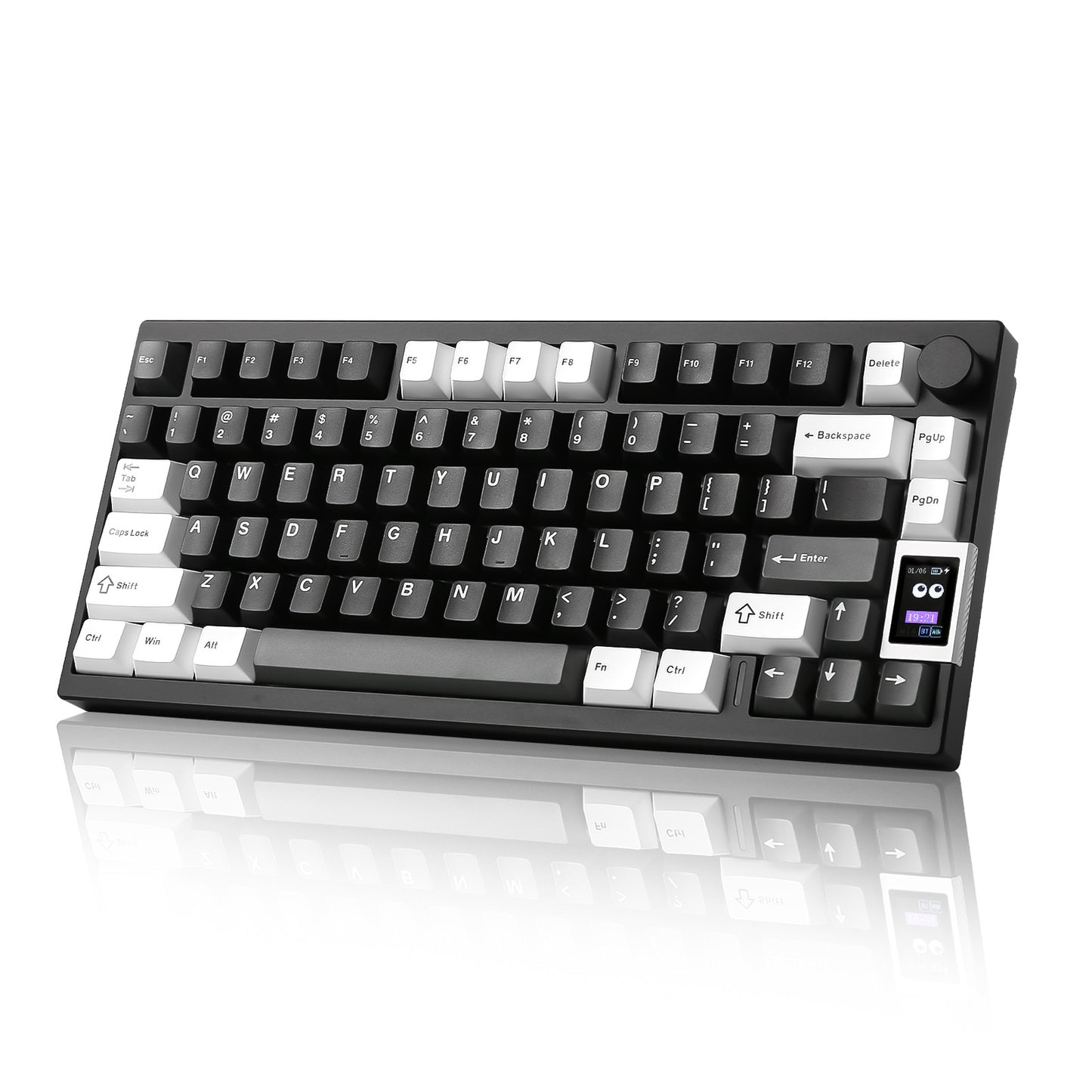 YUNZII AL80 QMK/VIA Aluminum LCD Mechanical Keyboard - Prebuilt