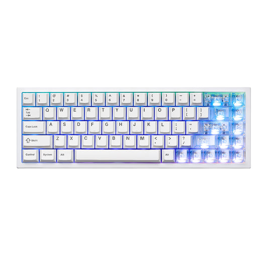 YUNZII AL65 QMK/VIA Custom Hollow Mechanical Keyboard - Prebuilt