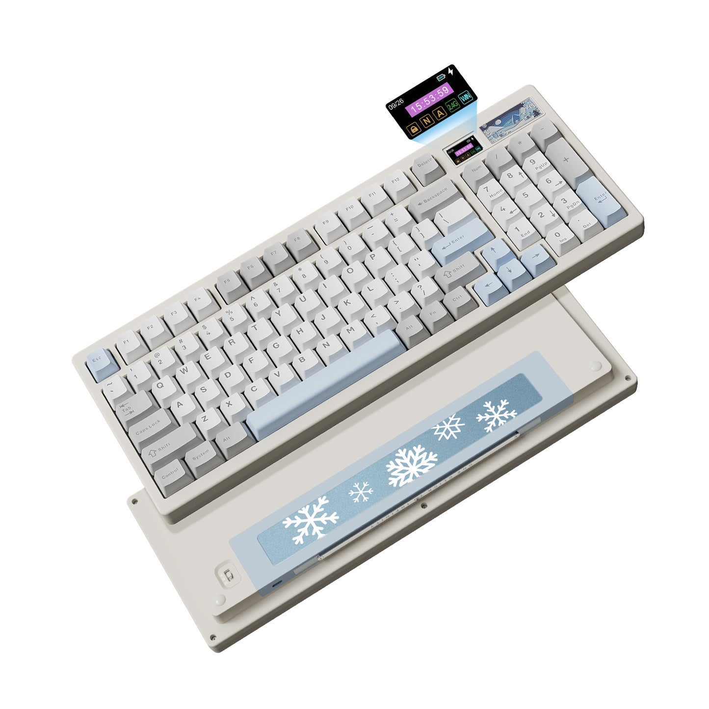 YUNZII IF99 QMK/VIA Full Size LCD Mechanical Keyboard - Prebuilt