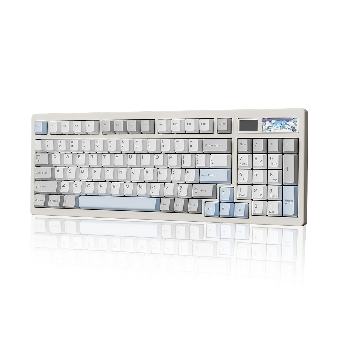 YUNZII IF99 QMK/VIA Full Size LCD Mechanical Keyboard - Prebuilt