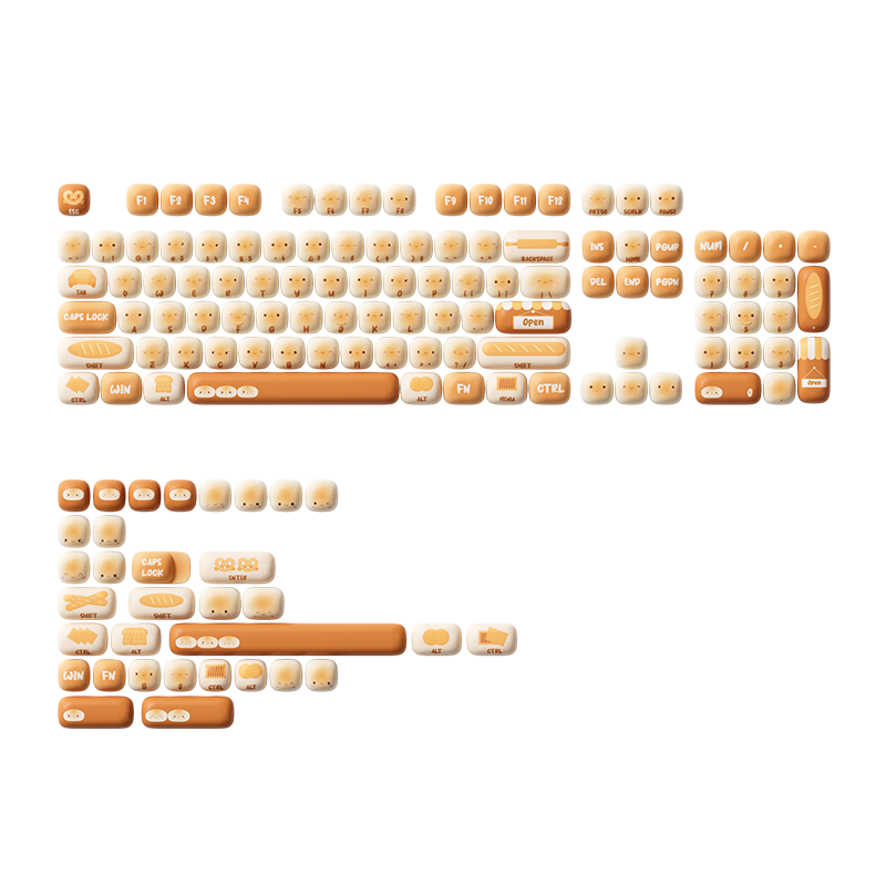 AKKO Bun Wonderland Keycaps (138-key)