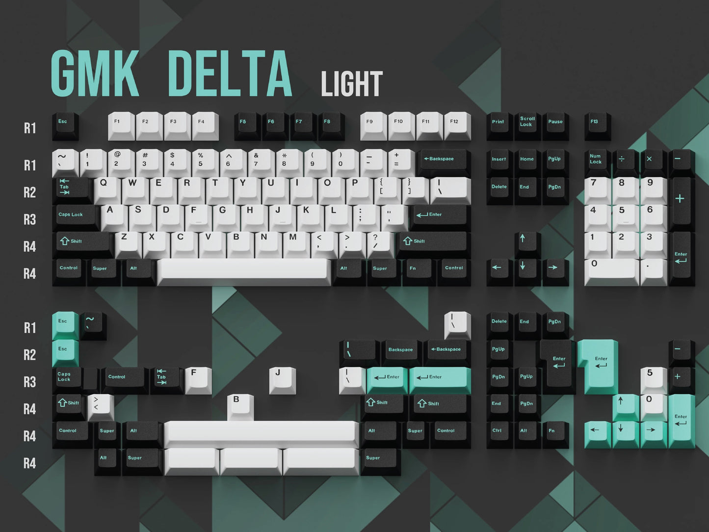 GMK Delta R2 Cherry Profile Keycaps