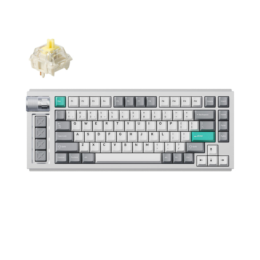 Lemokey L1 QMK/VIA Swappable RGB Backlight Wireless Custom Mechanical Keyboard (Prebuilt)