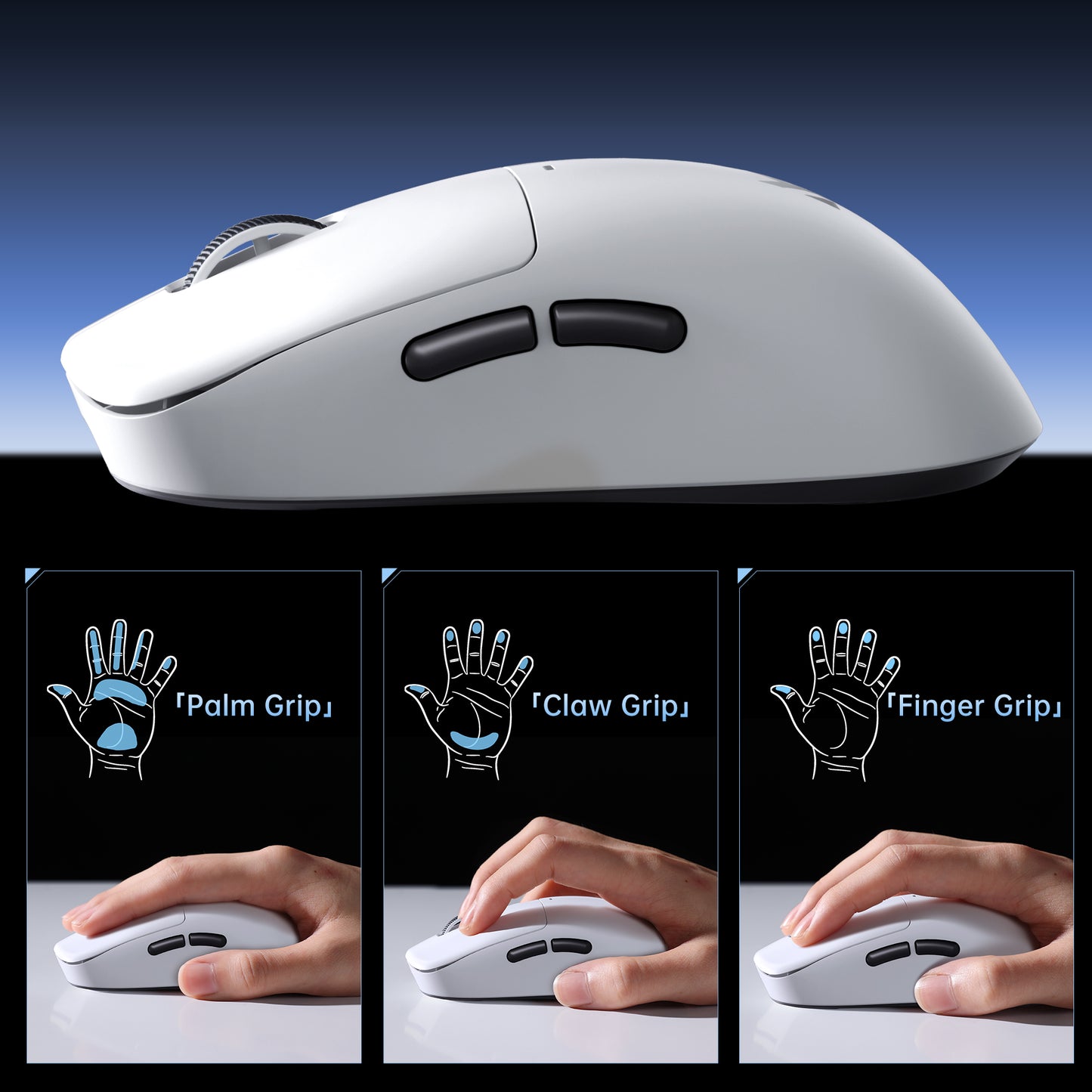 MCHOSE M7 Series Large-Sized Wireless Gaming Mouse