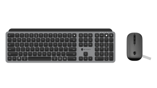 Steed MKB110DB Silent Wireless Keyboard and Mouse Combo