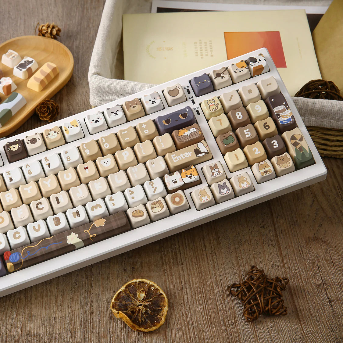 YUNZII Pawcap MAO Profile Keycaps