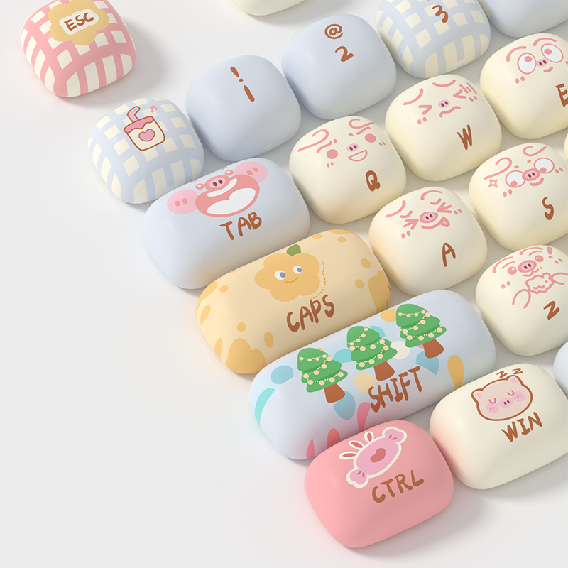 AKKO Piggy Party Keycap Set (139-key)