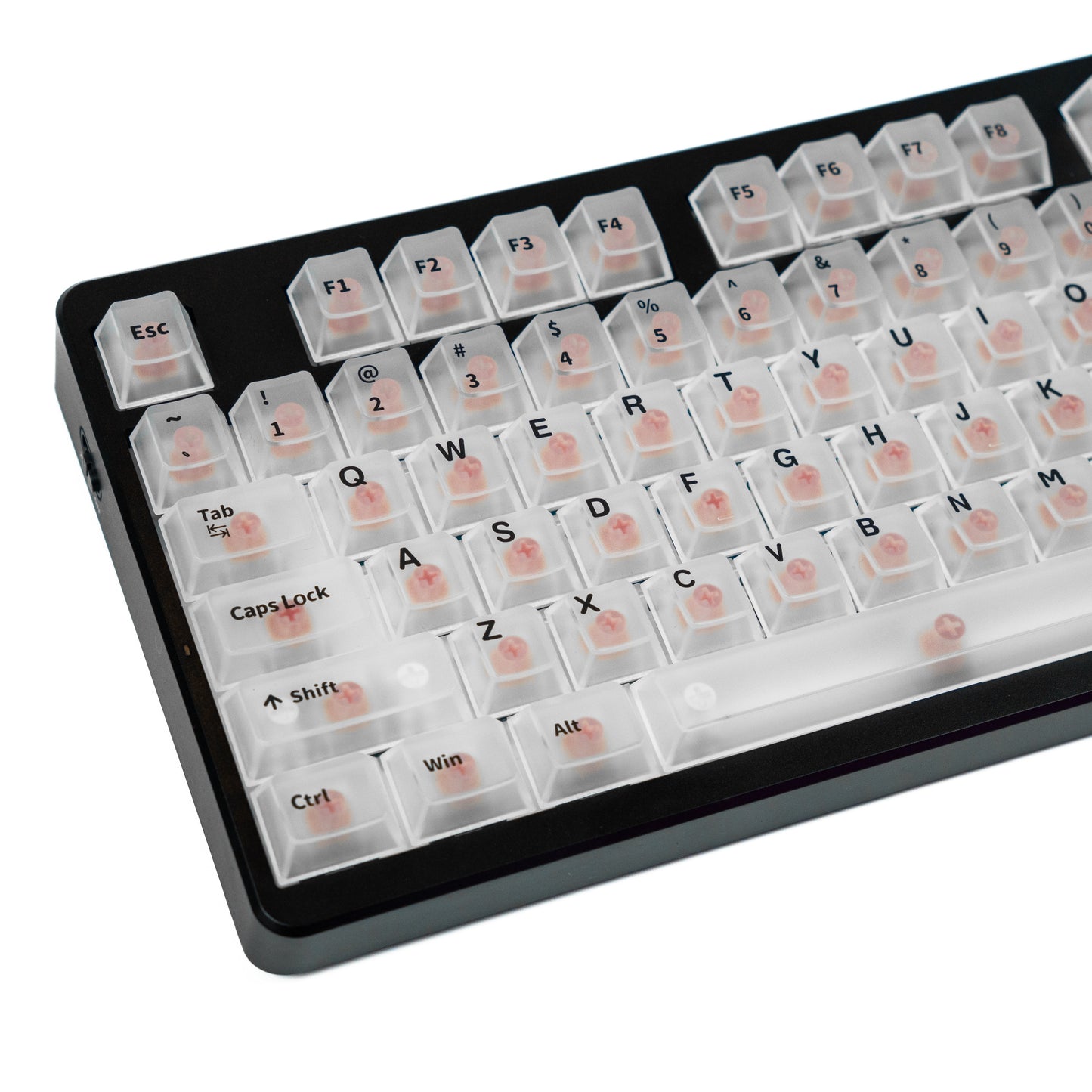 RF Transparent White Cherry Profile Keycaps