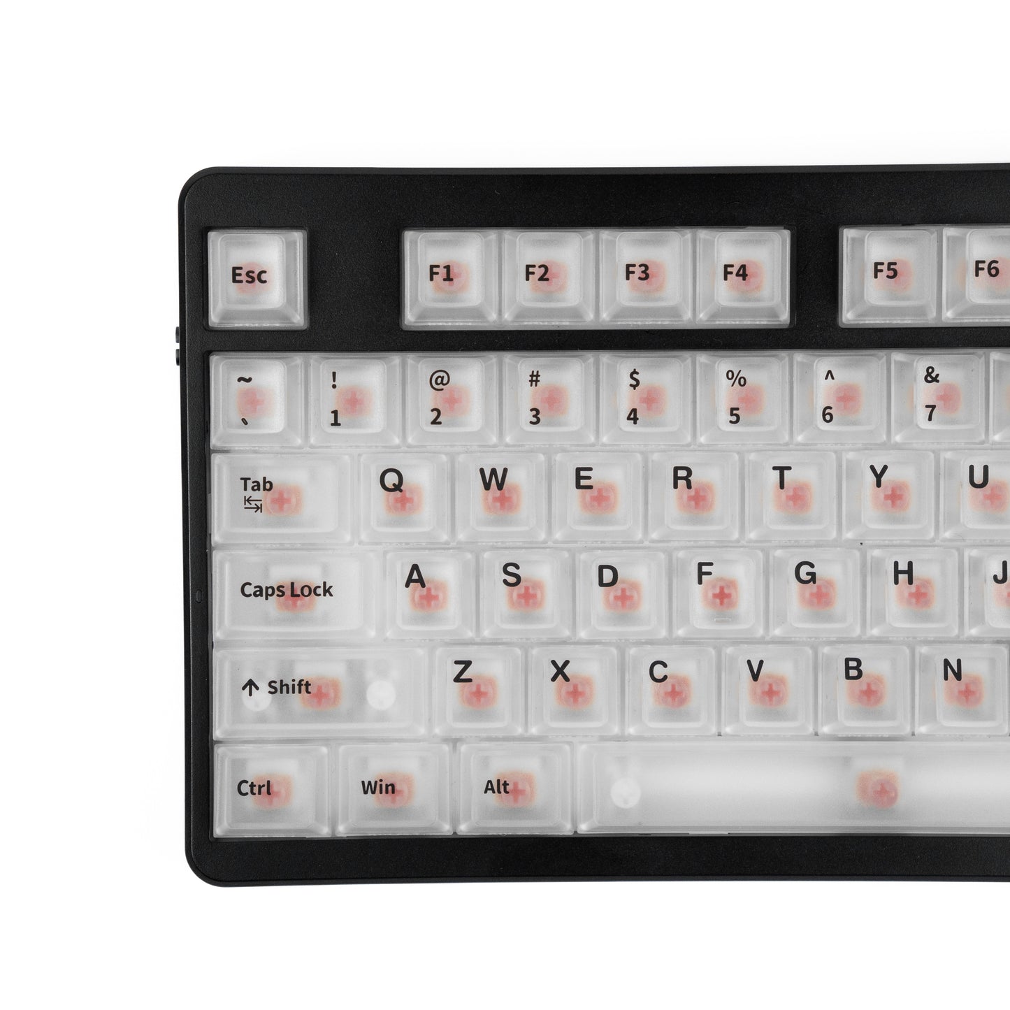 RF Transparent White Cherry Profile Keycaps