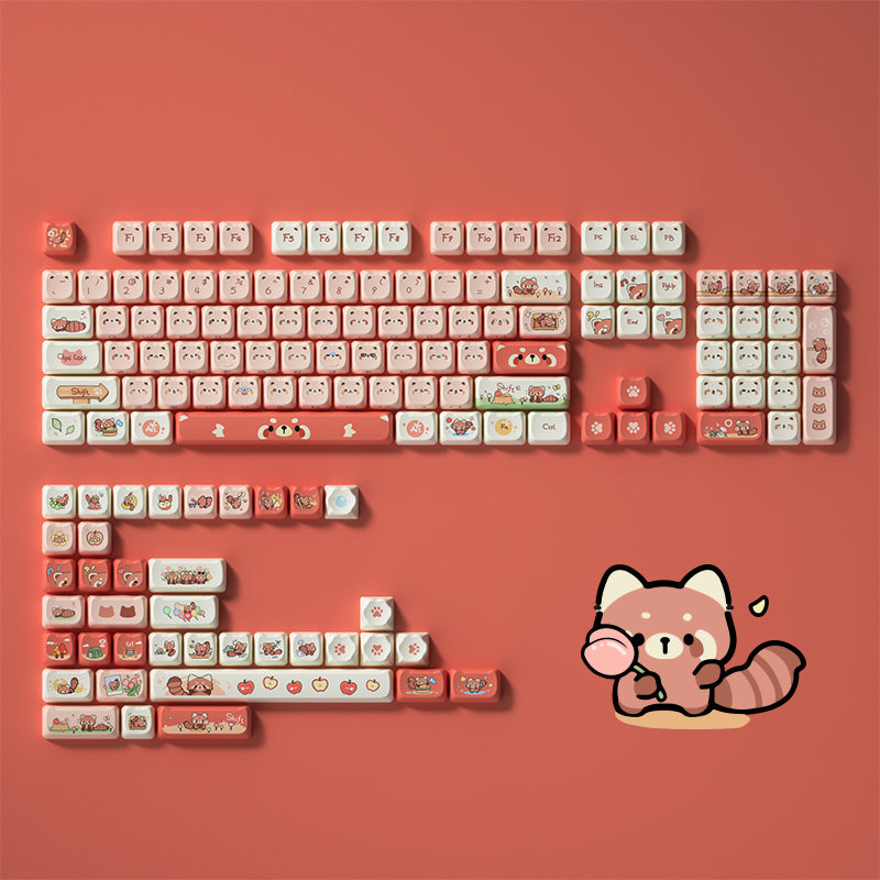 Akko Raccoon MAO Keycaps (142-Key)