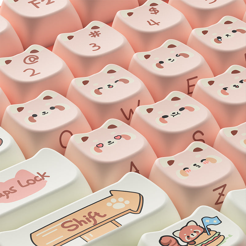 Akko Raccoon MAO Keycaps (142-Key)