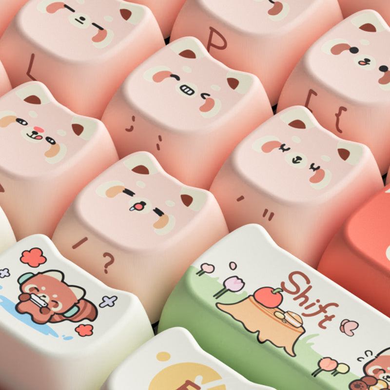 Akko Raccoon MAO Keycaps (142-Key)