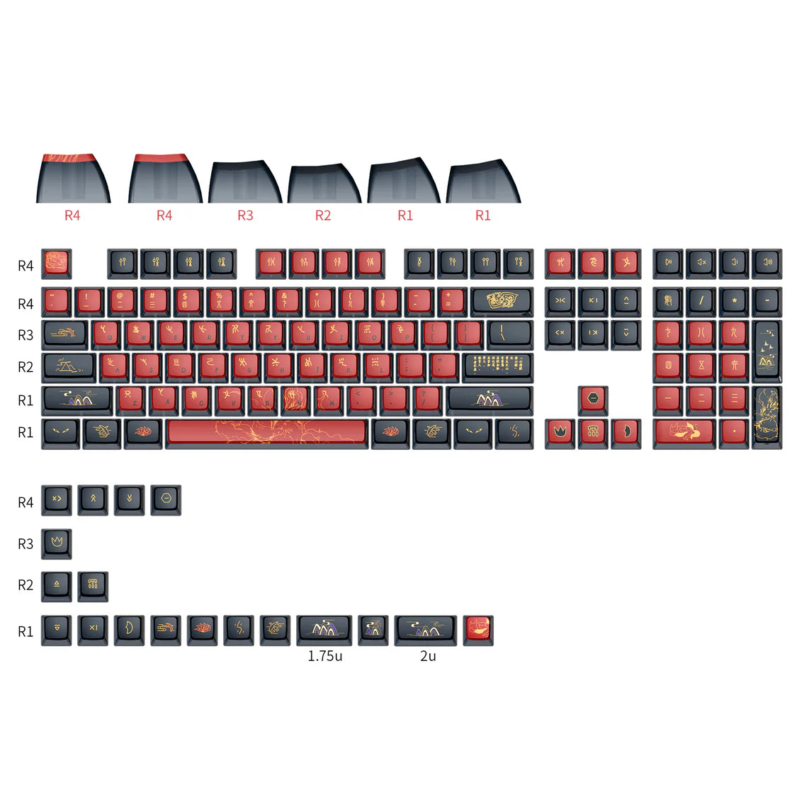 YUNZII Nine-Tailed Fox Keycaps
