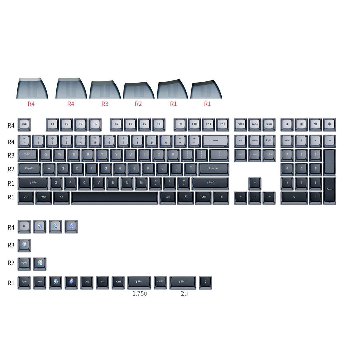 YUNZII Twilight Keycaps