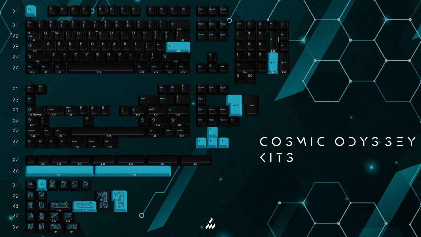 Wuque Studios Odyssey Cherry Profile Keycaps