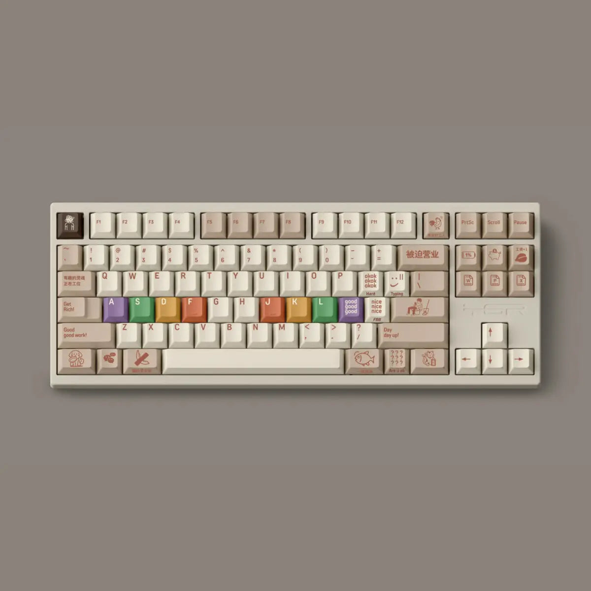 FBB Hard Typing Cherry Profile Keycaps
