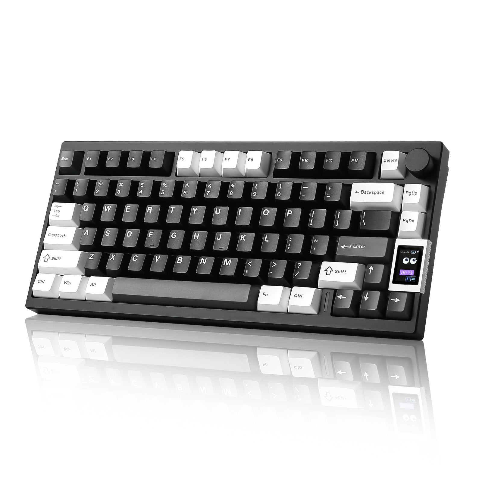 YUNZII AL80 QMK/VIA Aluminum LCD Mechanical Keyboard - Prebuilt