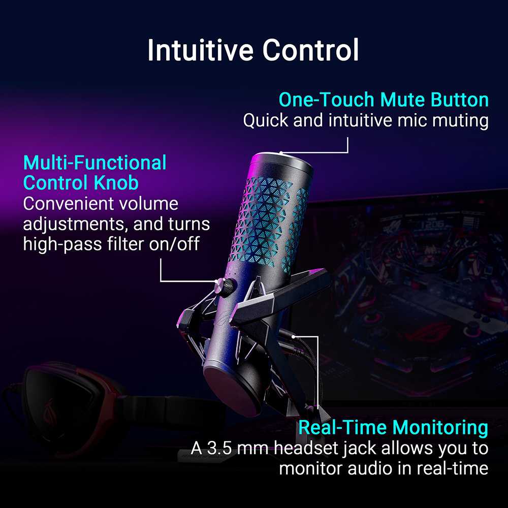 ROG Carnyx Chroma RGB USB Microphone