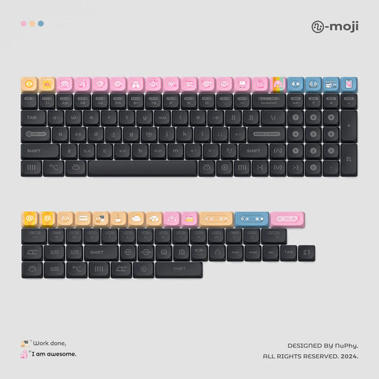 Nuphy NuMoji Dark nSA Profile Keycaps