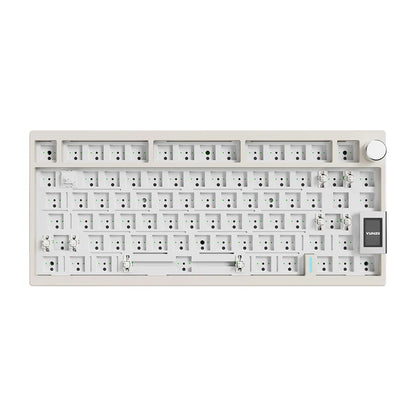 YUNZII AL80 QMK/VIA Aluminum LCD Mechanical Keyboard - Barebones