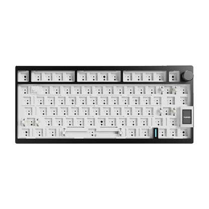 YUNZII AL80 QMK/VIA Aluminum LCD Mechanical Keyboard - Barebones