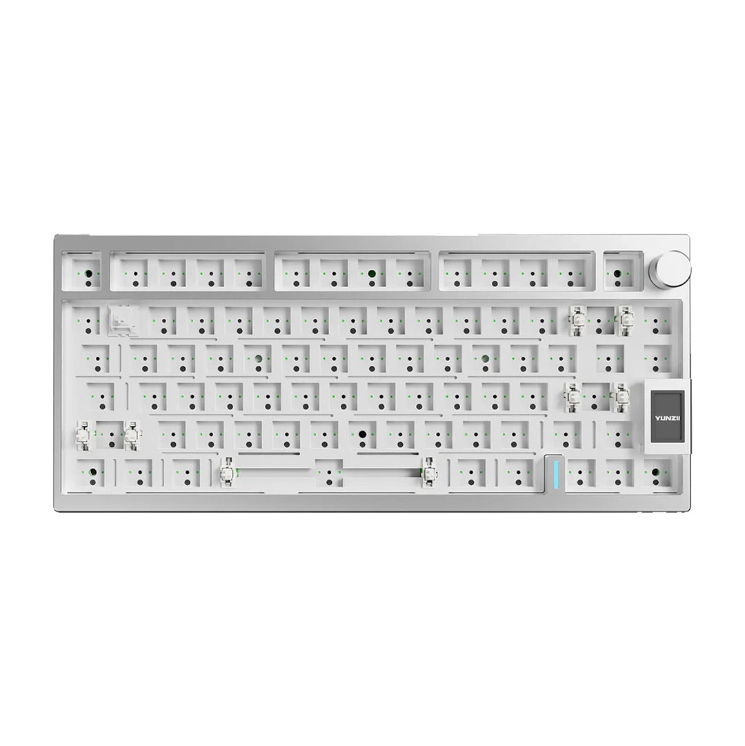 YUNZII AL80 QMK/VIA Aluminum LCD Mechanical Keyboard - Barebones