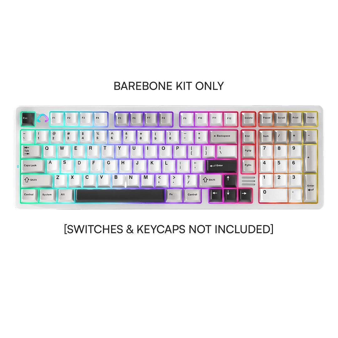 YUNZII AL98 QMK/VIA Full Aluminum Mechanical Gaming Keyboard - Barebones