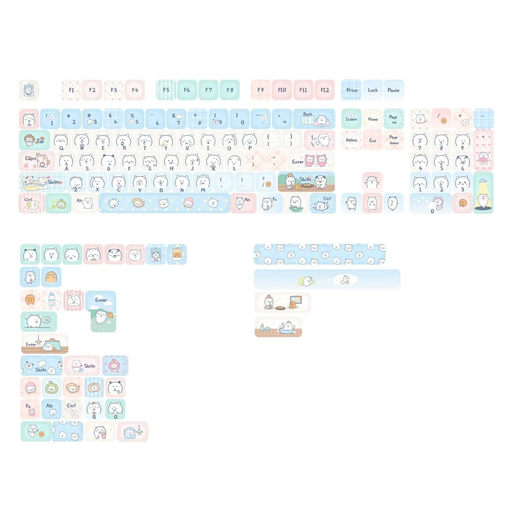 Soulcat Mocking Bear Keycaps