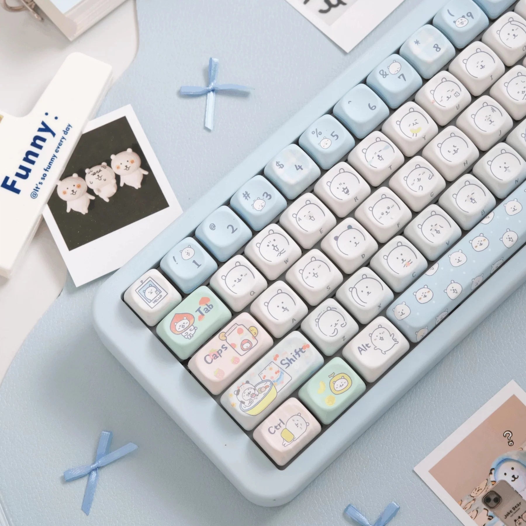 Soulcat Mocking Bear Keycaps