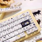 Soulcat Black White Cats Keycaps