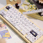Soulcat Black White Cats Keycaps