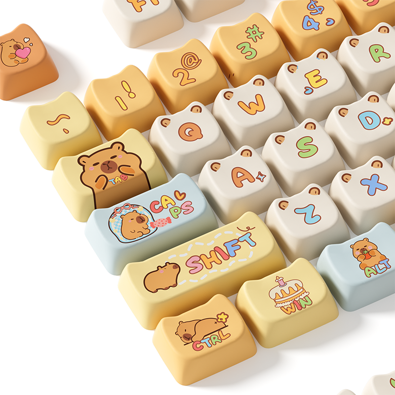 Akko Capybara MOA Profile Keycaps (142)