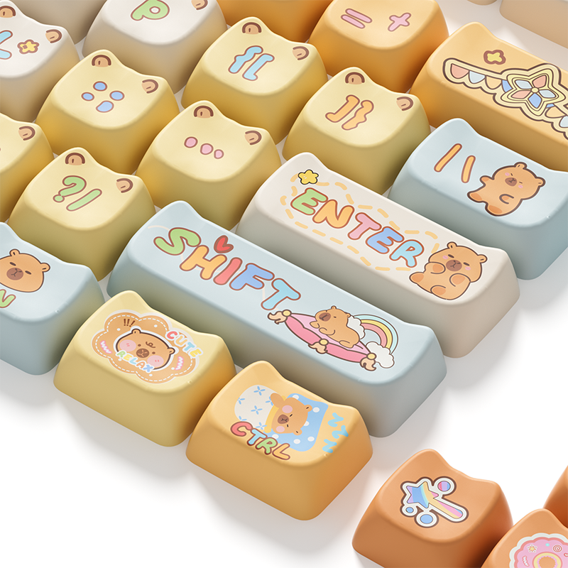 Akko Capybara MOA Profile Keycaps (142)