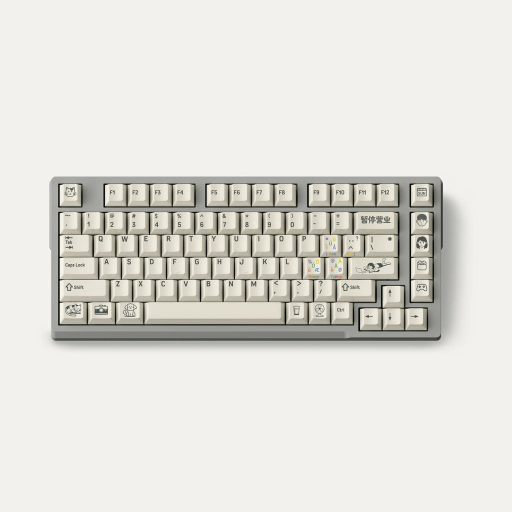 FBB Happy Typing Cherry Profile Keycaps