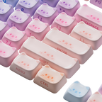 Akko Colorful Cats MOA Profile Keycaps