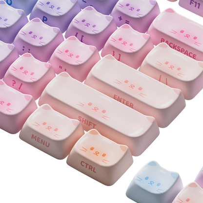 Colorful Cats Keycap set