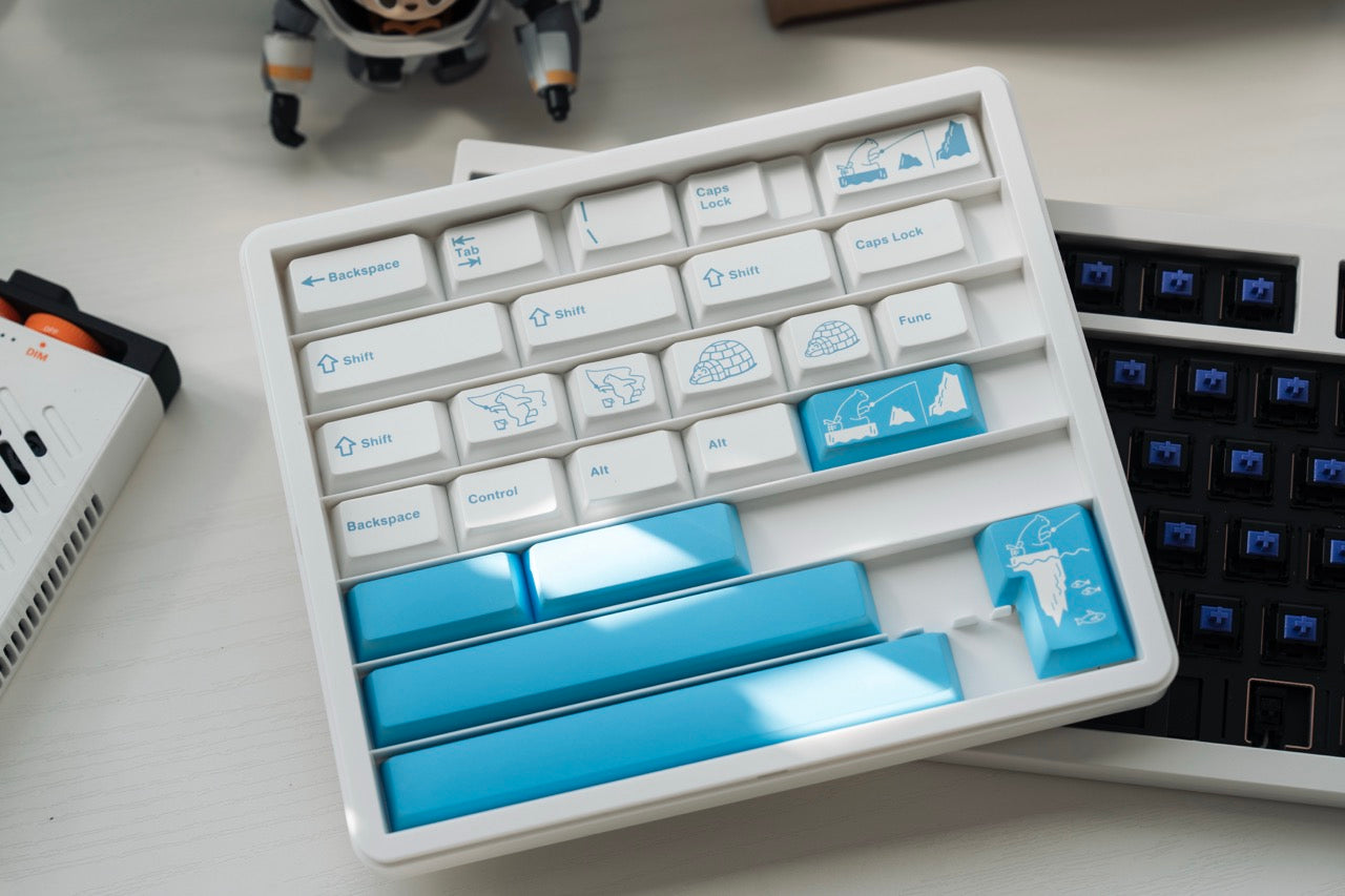 FBB Polar Bear Cherry Profile Keycaps