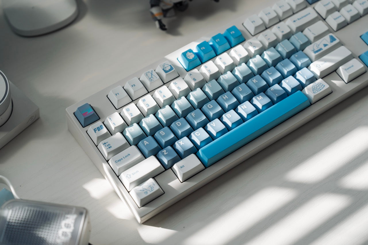 FBB Polar Bear Cherry Profile Keycaps