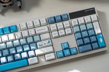 FBB Polar Bear Cherry Profile Keycaps