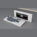 Wuque Studios Paper80 E-White Case, PVD Mirror Gunmetal Grey, Wired 1.6mm Non-Flex Cut PCB, Alu Plate - Barebones