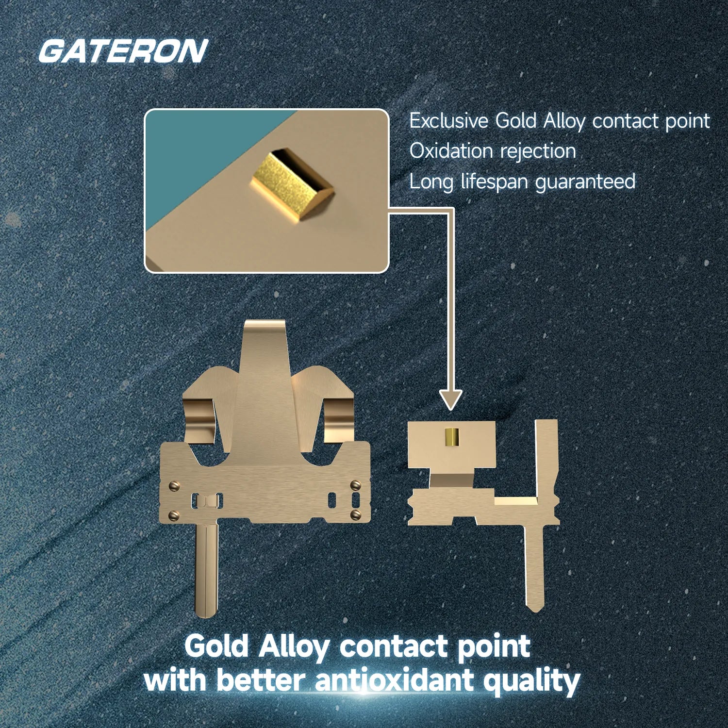 GATERON Lunar Probe Dual-Rail Linear Switch