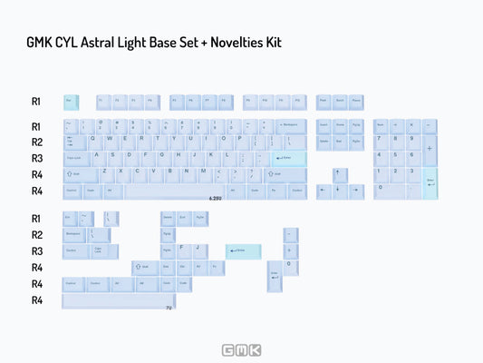 GMK Astral Light Cherry Profile Keycaps