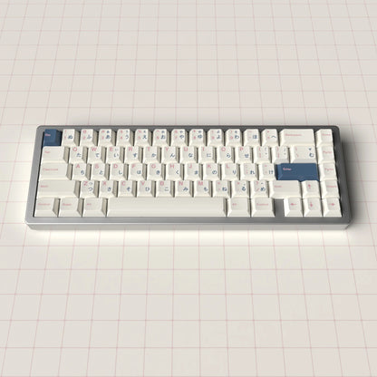 JKDK Japanese Minimalist white keycaps