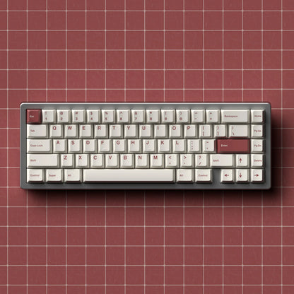 JKDK Japanese Minimalist white keycaps