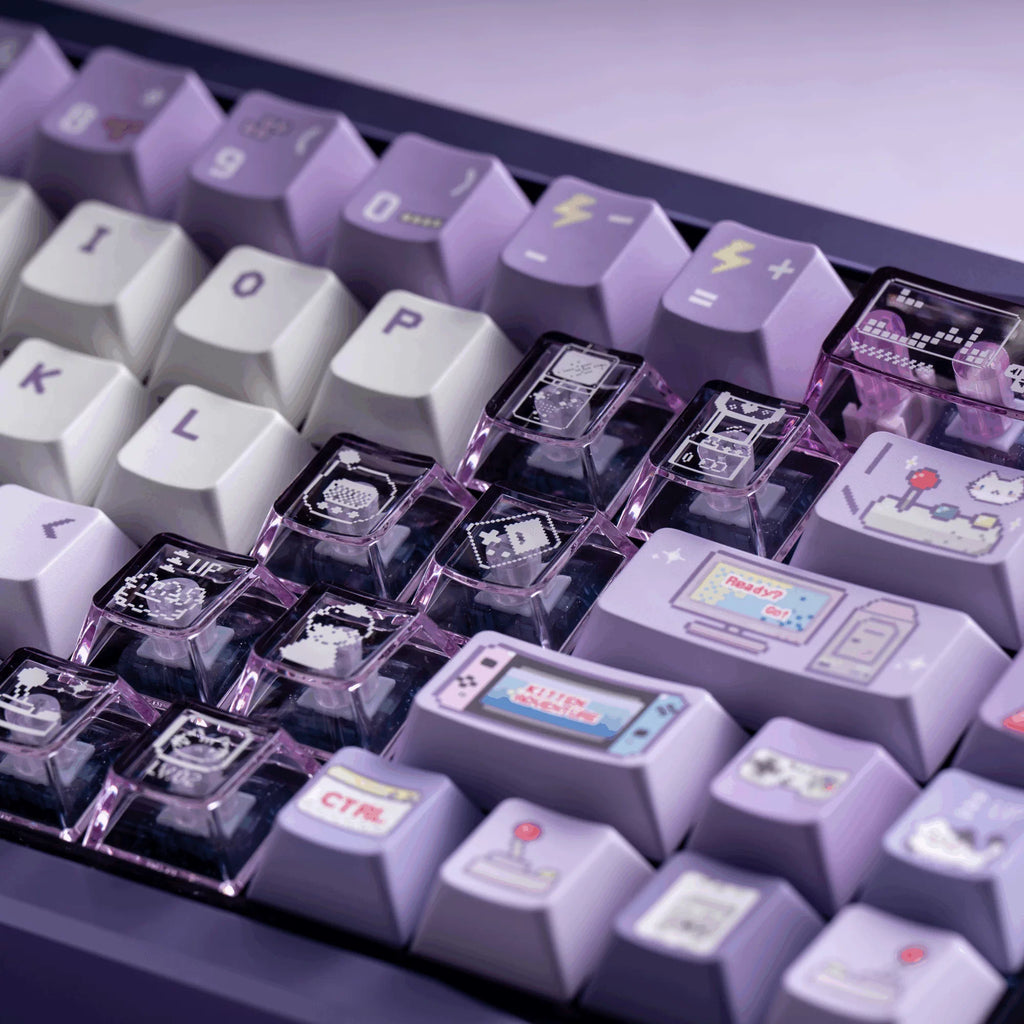 Soulcat Video Games Cats Keycaps