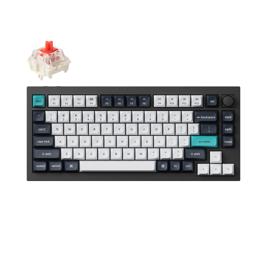 Keychron Q1 Max QMK/VIA Wireless Custom Mechanical Keyboard - Prebuilt