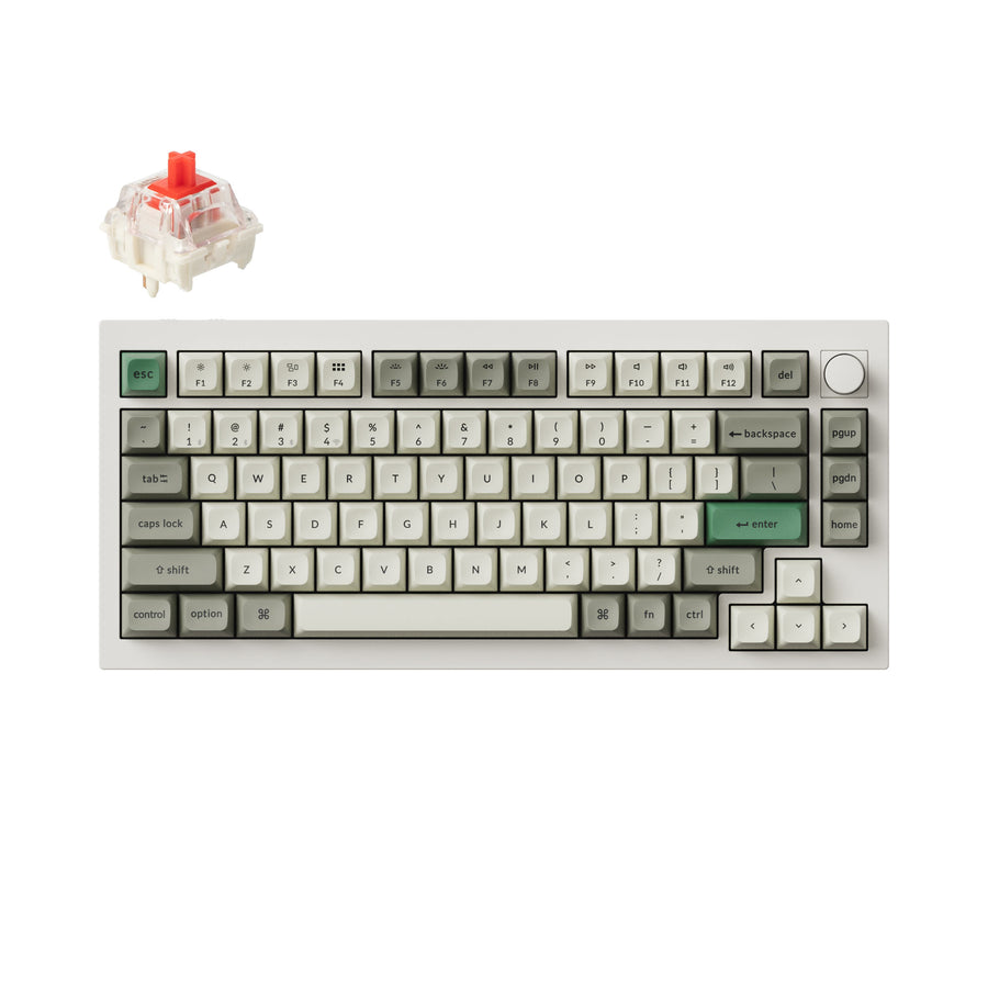 Keychron Q1 Max QMK/VIA Wireless Custom Mechanical Keyboard - Prebuilt